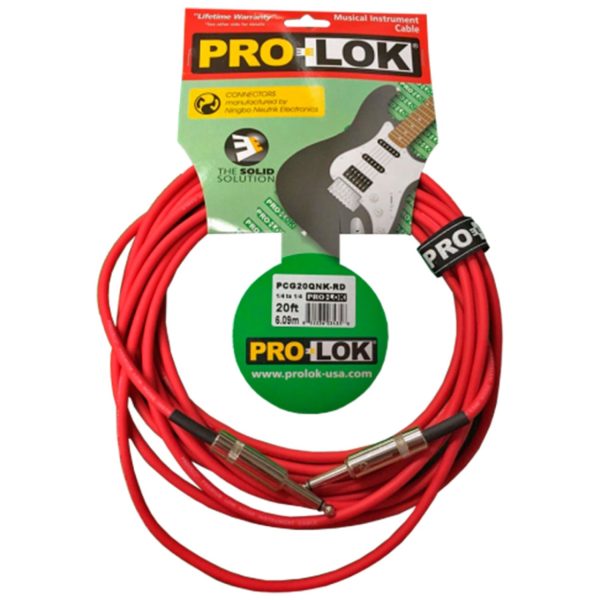 Cable Prolok PCG20QNK Instrumento 6.3 / 6.3 7M
