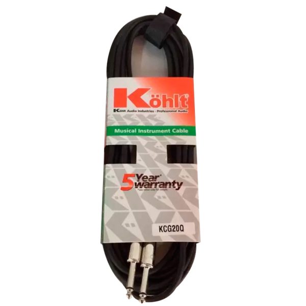 Cable Kohlt KGC20Q instrumento 6.3 / 6.3 6M