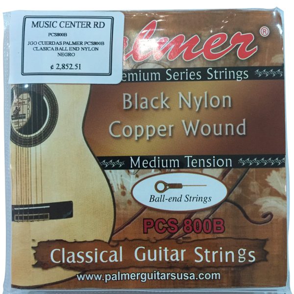 Encordado Palmer PCS800B Guitarra clasica Nylon