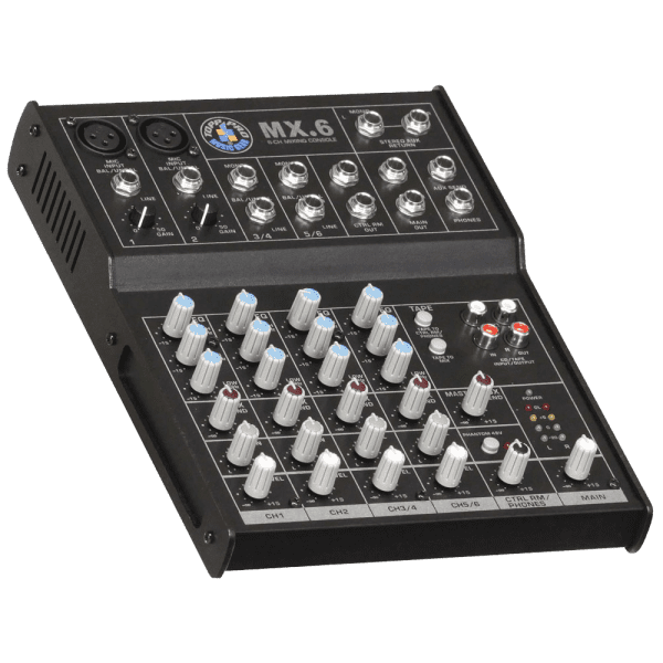 Consola Topp Pro MX6USB Mezclador audio