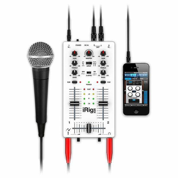 Consola Ik Multimedia iRig Mix mezclador audio iPhone
