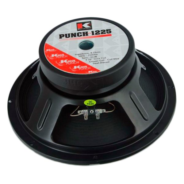 Parlante Kohlt PUNCH1225 Acero Cesta 12" Acero