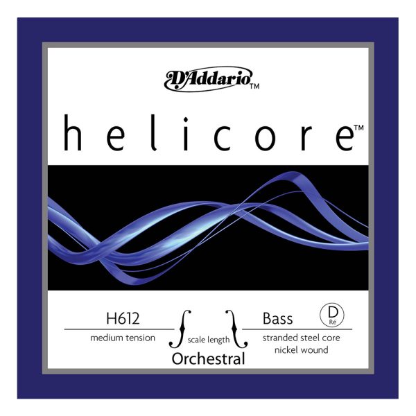 D'Addario H612 Cuerda contrabajo Helicor D Orquesta 12M