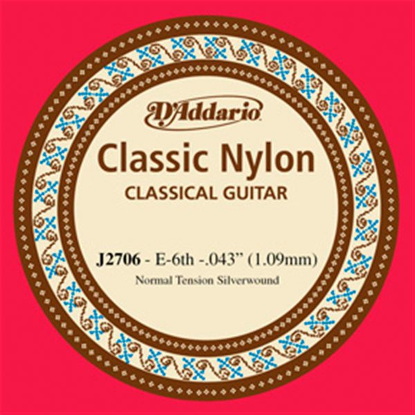D'Addario J2706 Cuerda 6a Nylon