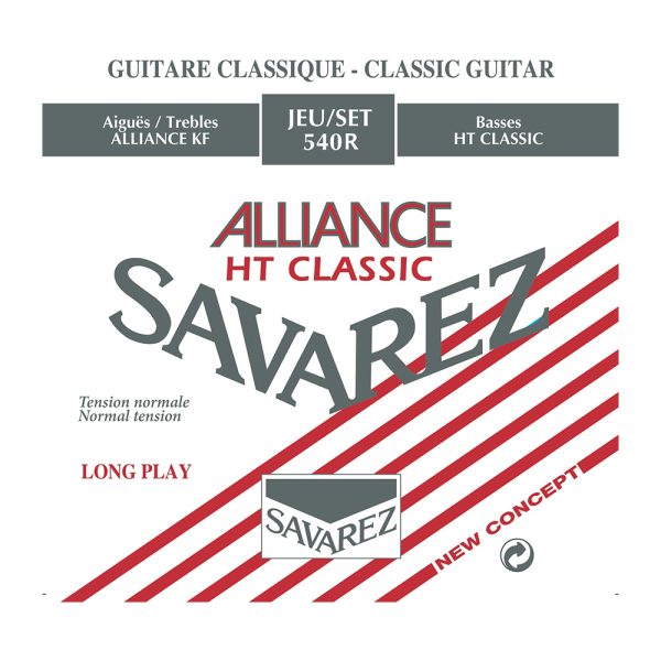 Encordado Savarez 540R Guitarra clasica Tension Normal Nylon