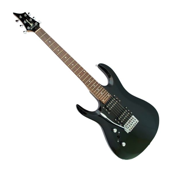 Guitarra Vorson EDG46LH electrica Zurda Ampli Negro