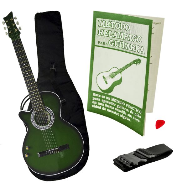 Combo Bucaramanga GC Guitarra Zurda Estuche Verde