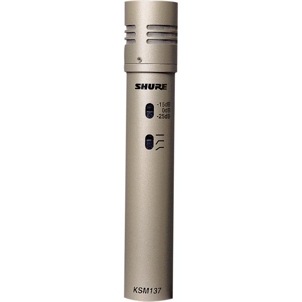 Shure KSM137/SL Micrófono Direccionamiento Frontal