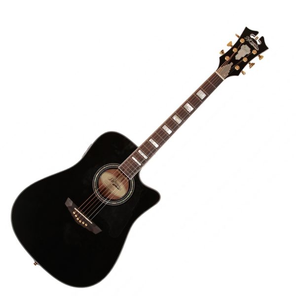 Guitarra Dangelico Excel BROOKLYN Electroacustica Negro