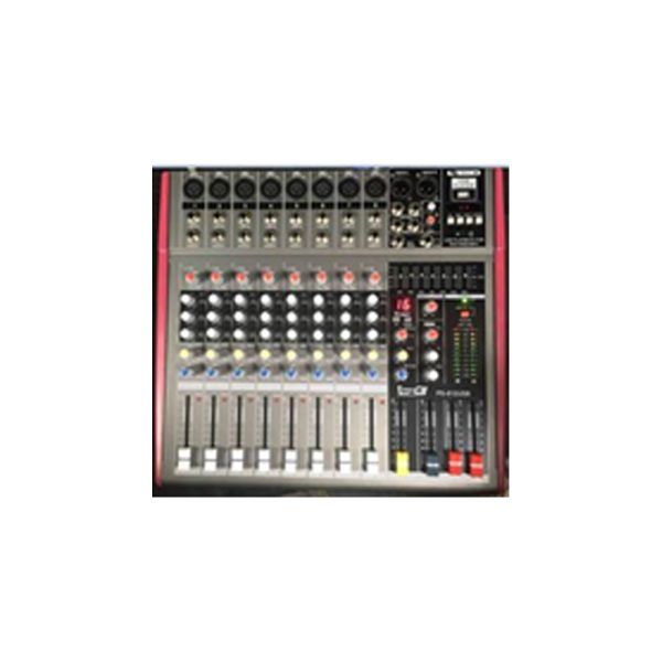 Pro dj PS812USB Consola mezclador activo 8 IN XLR 280W