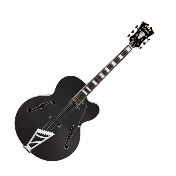 Guitarra Dangelico Premier EXL1 semi hueca Negro
