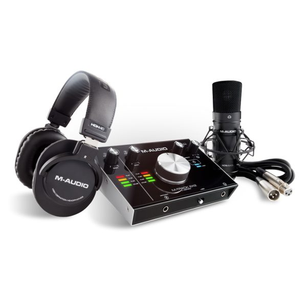 Set M-Audio M-TRACK2X2SPRO Interfaz Micrófono audifonos
