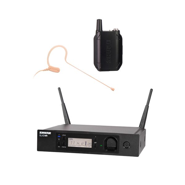 Micrófono Shure GLXD14R/MX53-Z2 Inalámbrico diadema rack