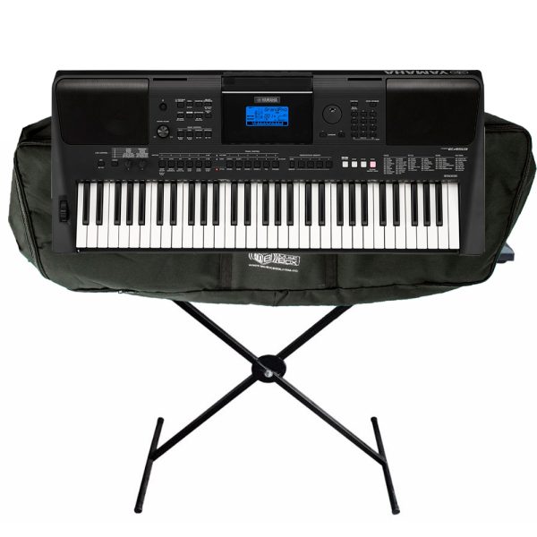 Combo Yamaha PSR E453 Teclado organeta base Estuche Clases