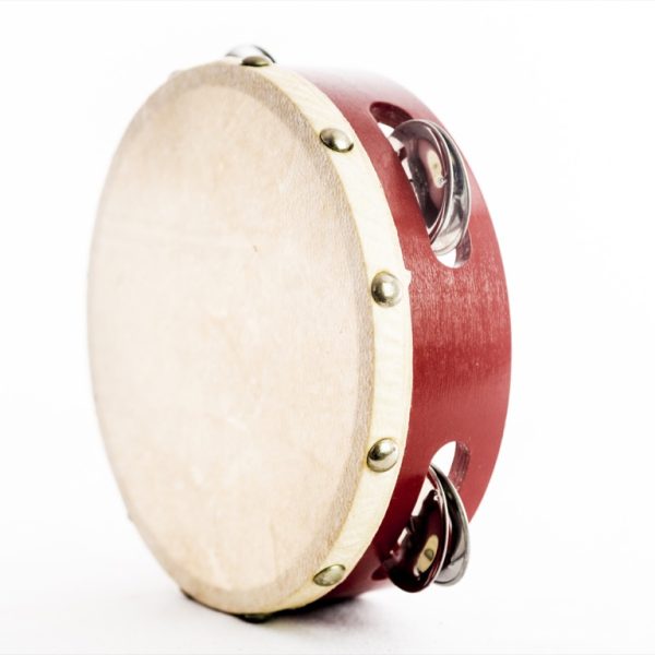 Pandereta Dawn LYTH64 parche Rojo Madera 6Pg