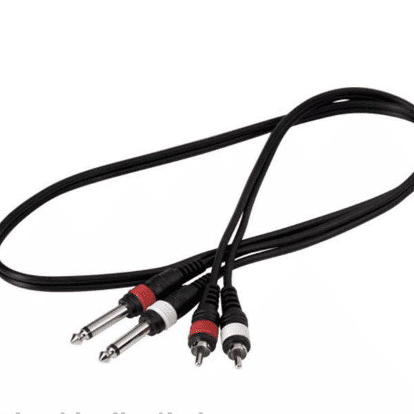 Cable Rockcable RCL20931 D4 Audio 2 Rca / 2 6.3 1M