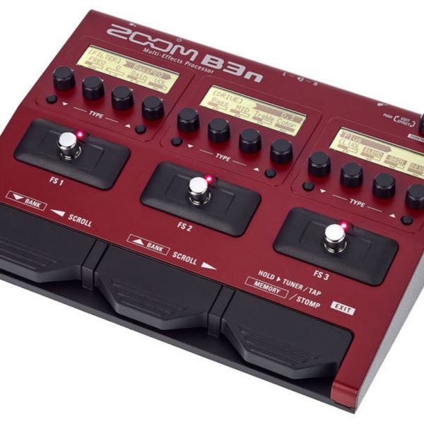 Zoom B3N Procesador Bajo electrico Pedal Efectos
