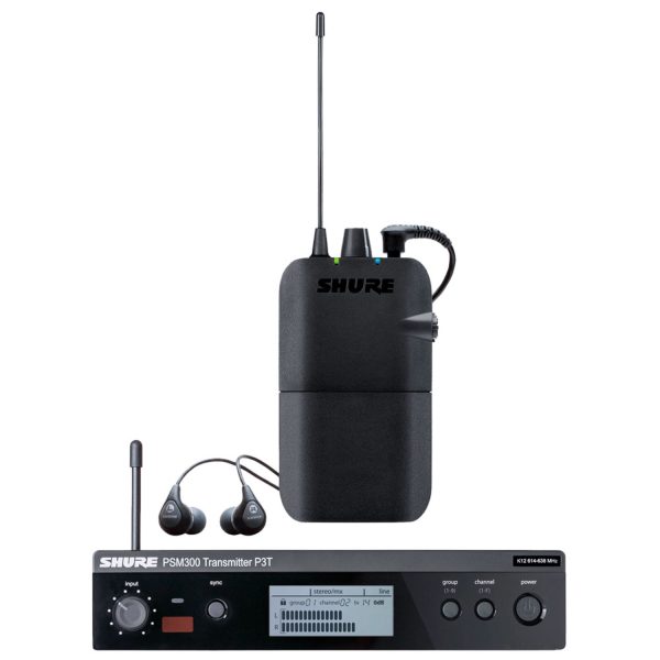 Sistema Shure P3TR112GR-K12 Monitoreo Inalámbrico PSM300