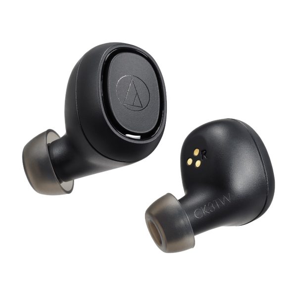 Audífonos Audio-Technica ATH-CK3TWBK inalámbricos intraurales