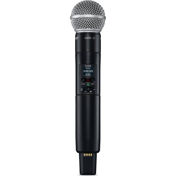 Micrófono Shure SLXD2/SM58-H55 Inalámbrico de mano doble