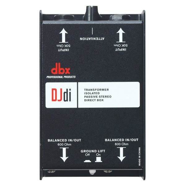 Dbx DJDI Caja Directa pasiva stereo dual