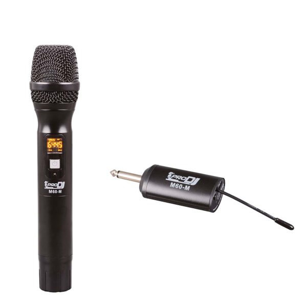 Pro dj M60-M Micrófono De mano Recargable inalámbrico