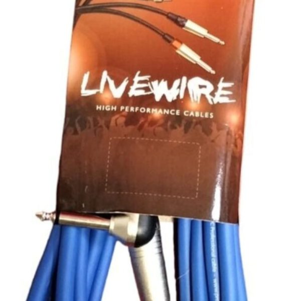 Proel BROAD140LU6BL Cable Livewire 6.3 angulo Azul 6M