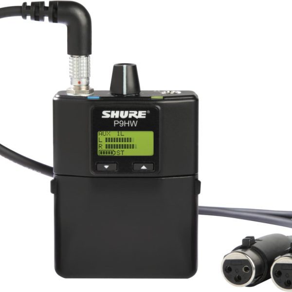 Shure P9HW Receptor monitoreo Inalámbrico cable