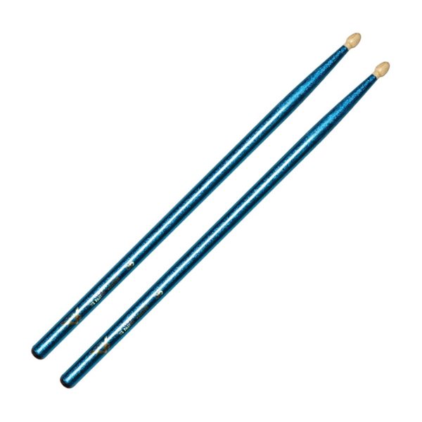 Baquetas Vater VCB5B Wrap 5B Sparkle Azul