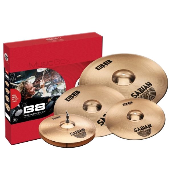 Platillos Sabian B8 bateria 14 16 20