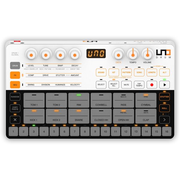 Ik Multimedia UNO Drum Maquina Ritmos bateria percusion