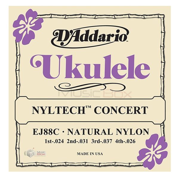 Encordado D'Addario EJ88C Ukelele Natural Nylon