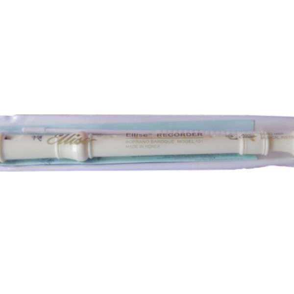 Flauta Ellise SP104 Soprano Blanco Plástico 1Pz