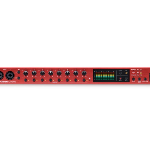 Preamplificador Focusrite Clarett+ OctoPre ISA AIR