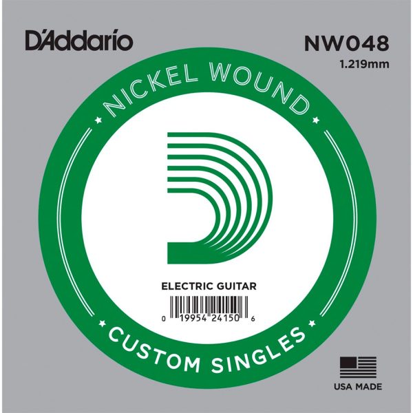 Cuerda D'Addario NW048 Guitarra electrica