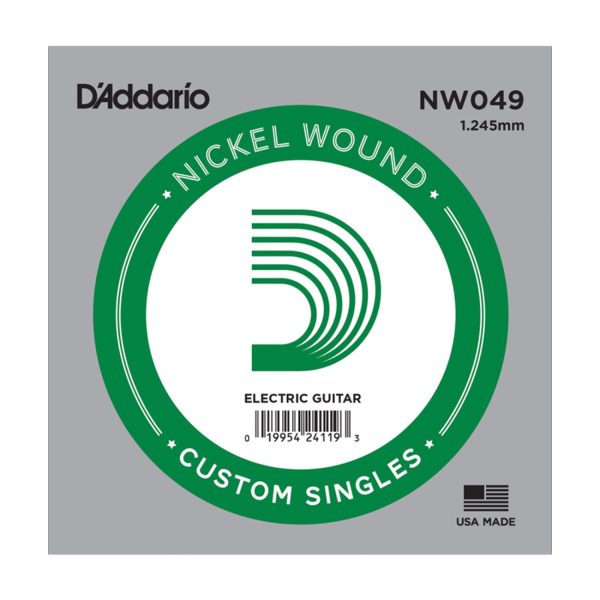 Cuerda D'Addario NW049 Guitarra electrica