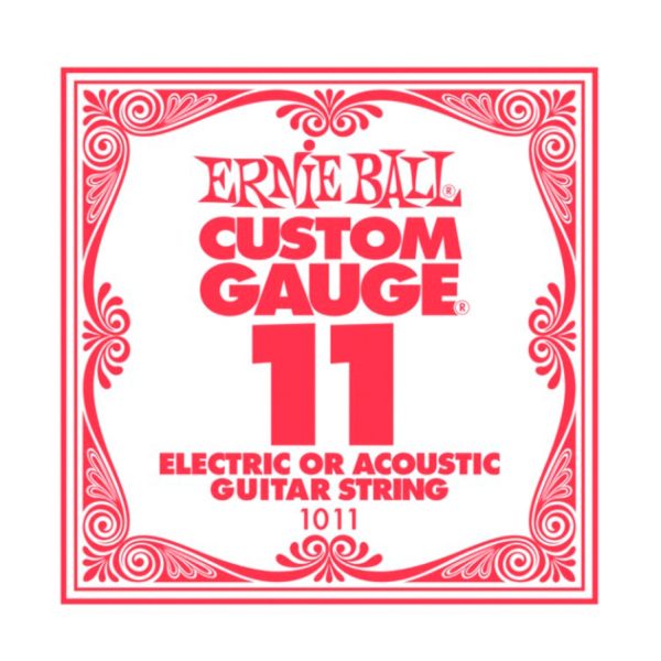 Cuerda Ernie Ball 1011 Guitarra electrica Custom Gauge