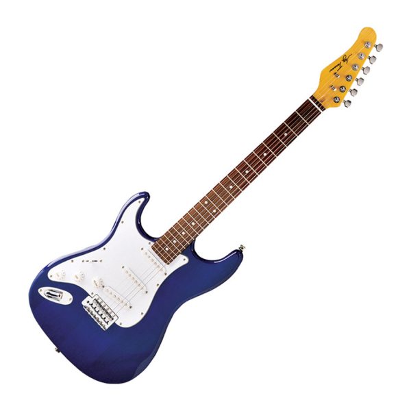 Guitarra Jay Turser JT300LHTBL electrica Zurda Azul
