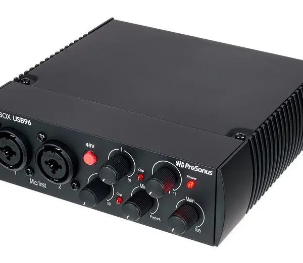 Interfaz Presonus AUDIOBOX USB 96 BK audio Negro Interface