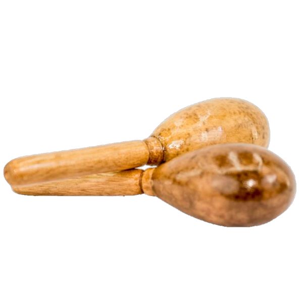 Maracas Nacional MA4N Medianas Amarillo Cuero