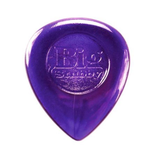 Pick Dunlop 47520 Guitarra Big Stubby Morado 2mm