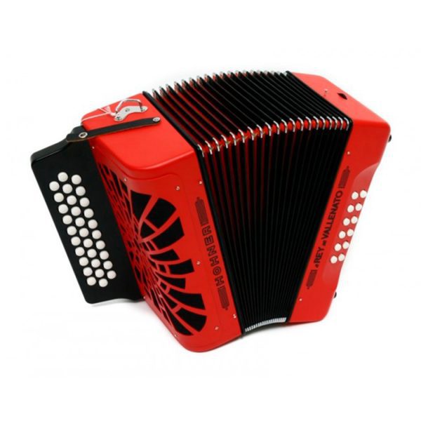 Acordeon Hohner A4962 Rey Vallenato Rojo BB/EB/AB