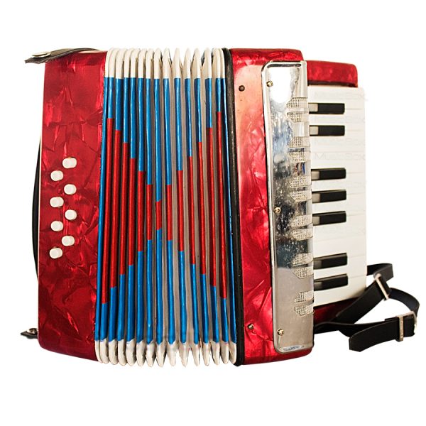 Acordeon Saint Hero UC104 Infantil Teclado Rojo