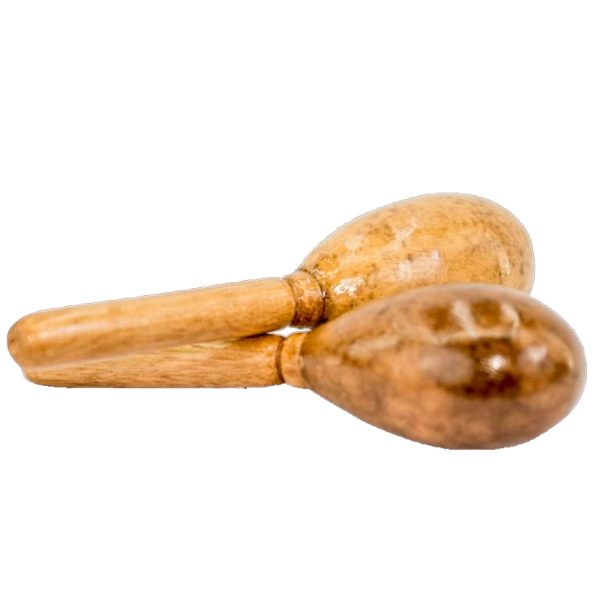 Maracas Nacional MA4N Medianas 4 Natural Cuero