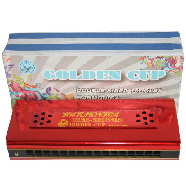 Armonica Golden Cup JH0162 Doble Rojo