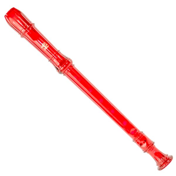 Flauta Ellise SP101RD Soprano Rojo Plástico  Do