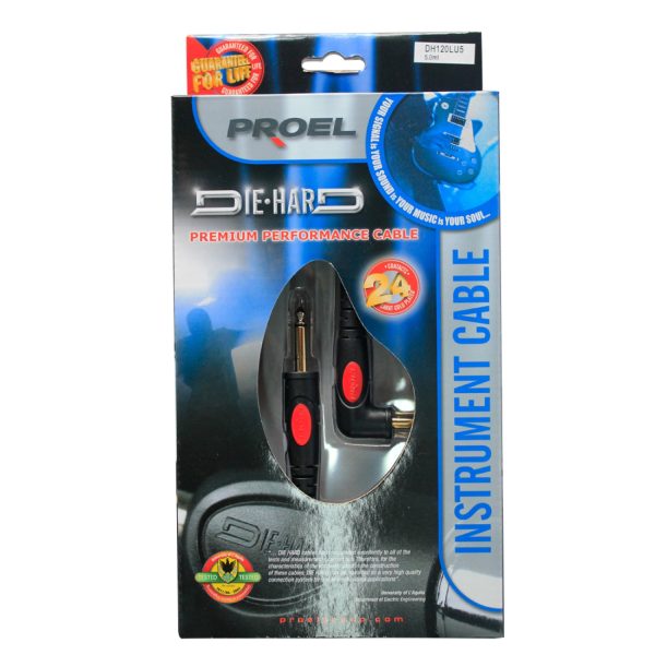 Cable Proel DH100LU5 instrumento 6.3 / 6.3 5M