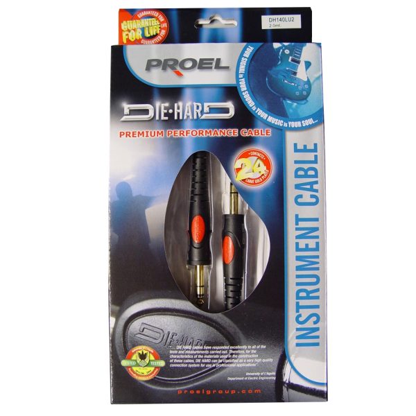 Cable Proel DH140LU2 Instrumento 6.3 / 6.3 L 2M