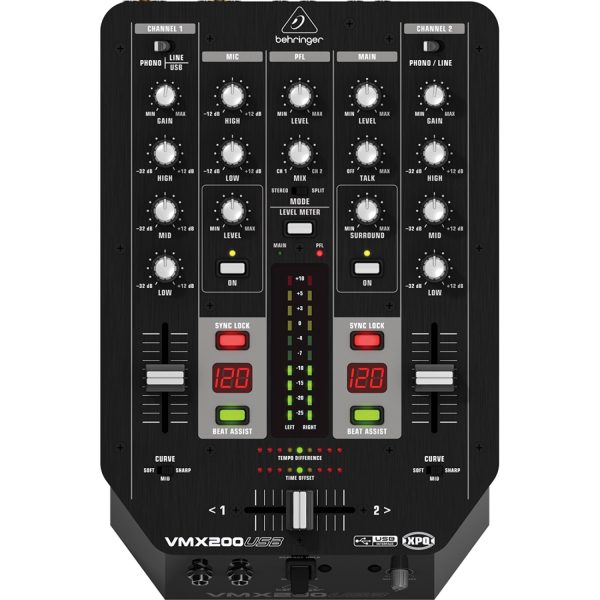 Consola Behringer VMX200USB Mezclador audio