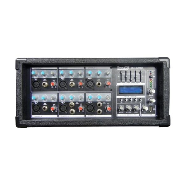 Consola Pro Dj MIX6200U Mezclador audio activa